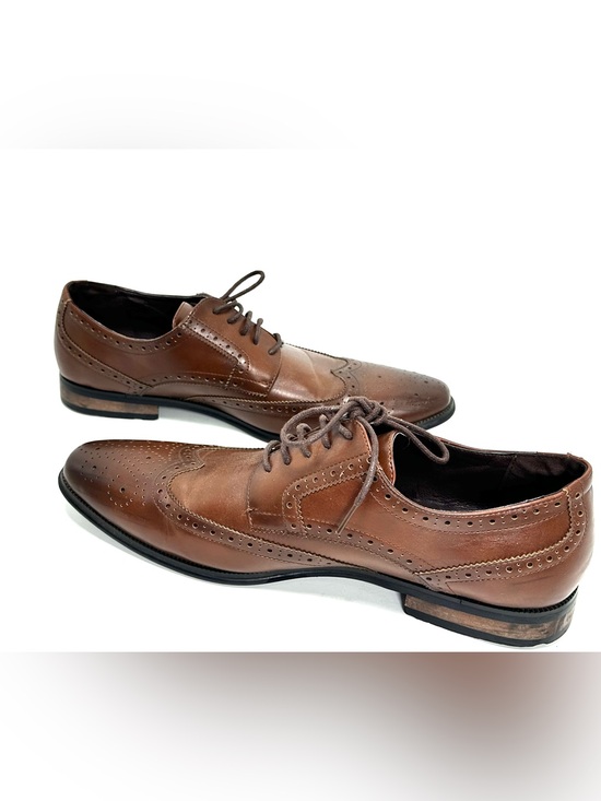 Mio Marino Brown Wingtips Oxford Dress Shoe 12 main image 6